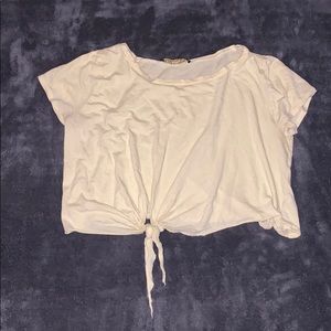 Yellow Cropped Shirt